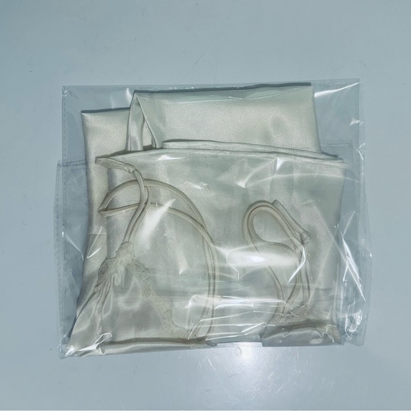 Vintage 1980’s Val Mode Lingerie Ivory White Lace Slip with Rose, Women Size XL - Picture 15 of 15